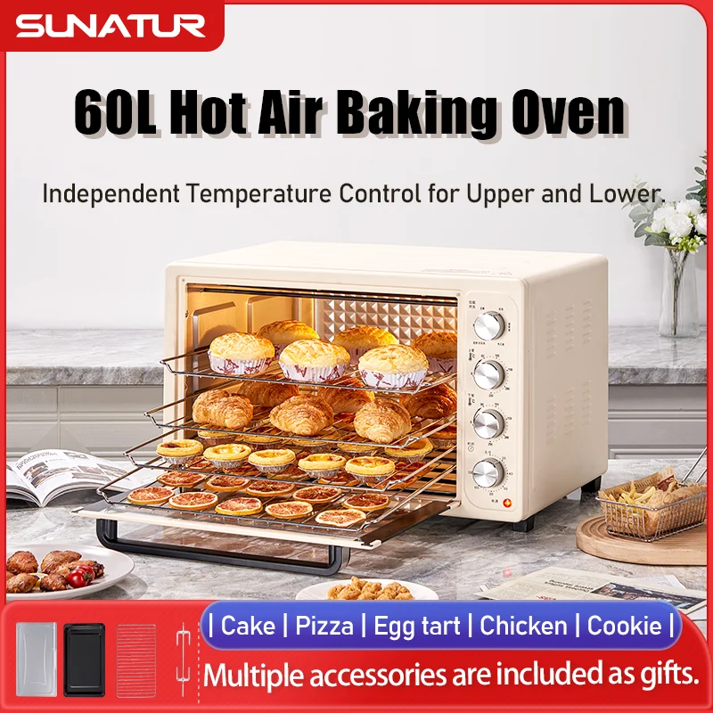 Small Appliances - SUNATUR 2200W Piekarnik z cyrkulacją gorącego