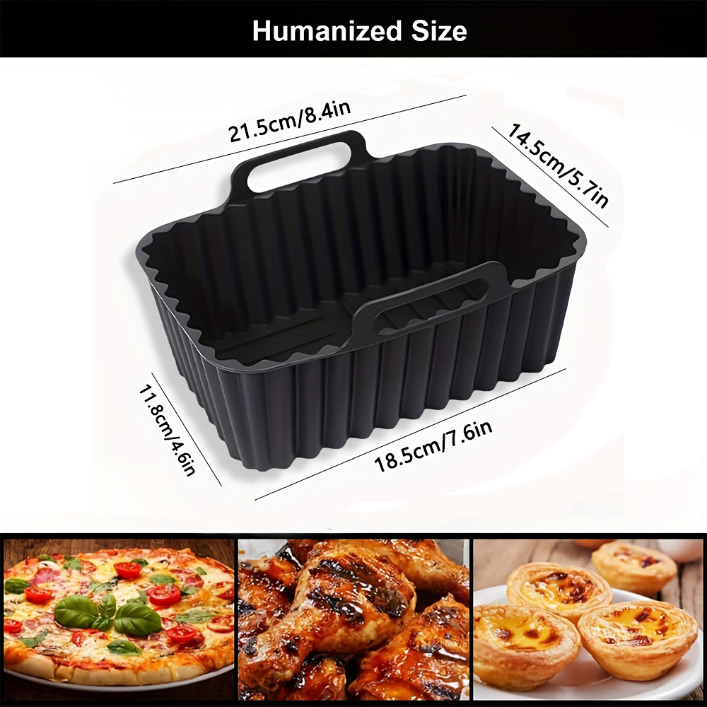 2 sztuki silikonowych wkładów  – Air Fryer Silicone Pot Liner recenzja i cena