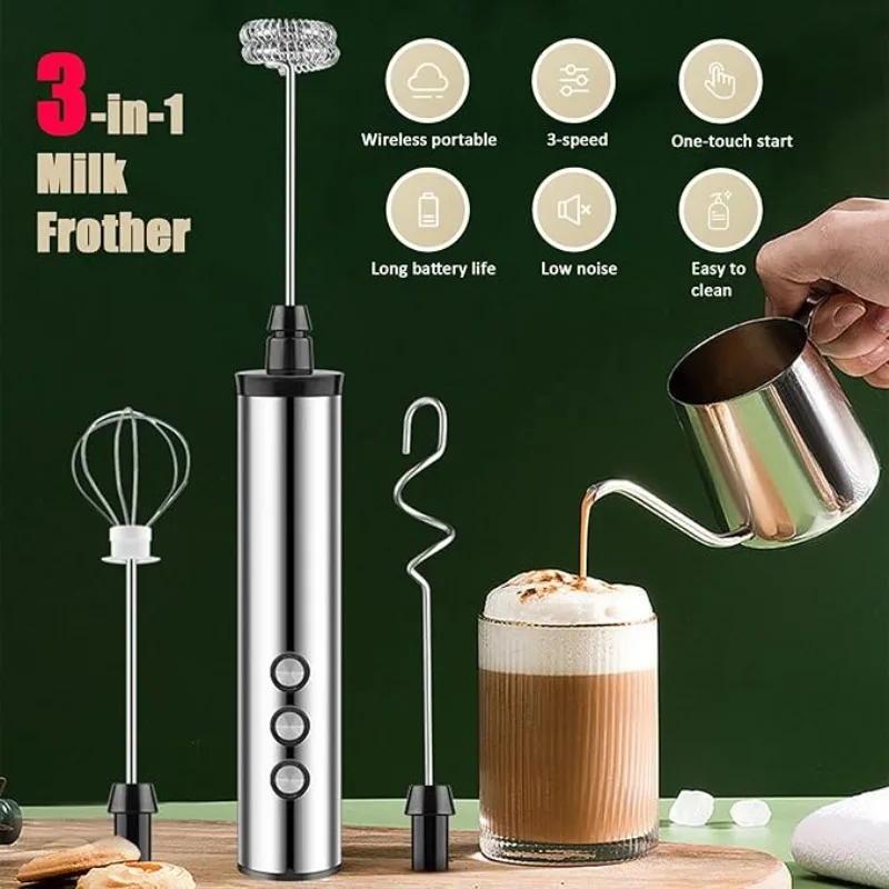 Elektryczny, przenośny spienia – Electric Milk Frother Handheld recenzja i cena